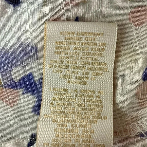 Hope And Harlow Floral Peasent Blouse Womens Ditzy Knit Boho Modest S Modest - Picture 6 of 9